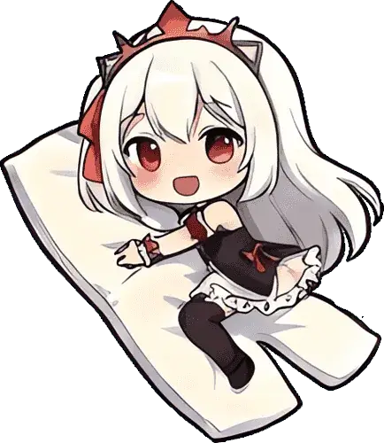 Dakimakura med delade ben