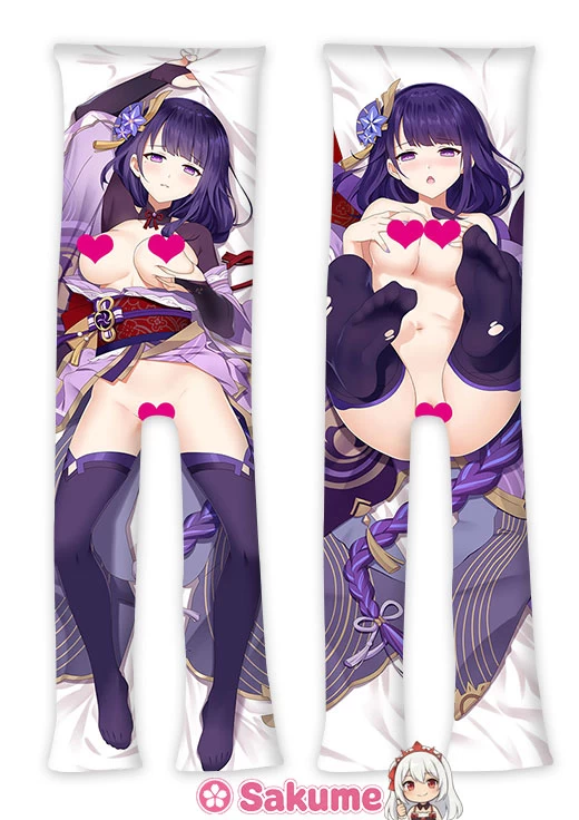 Raiden Shogun dakimakura med delade ben | Genshin Impact — 1