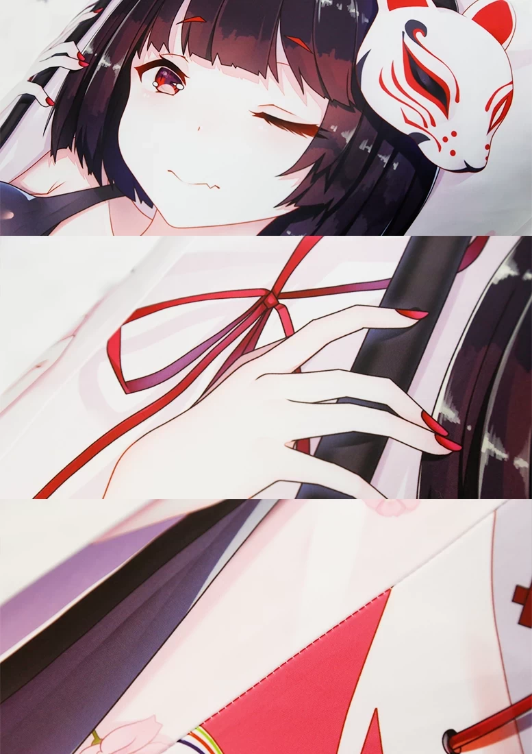 Raiden Shogun dakimakura med delade ben | Genshin Impact — 6