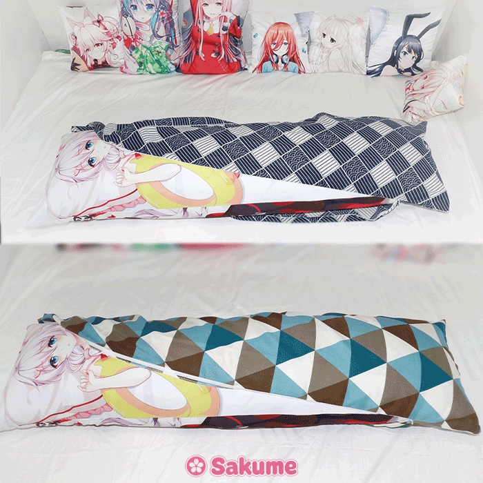 Svart integritetsfodral för dakimakura — 1